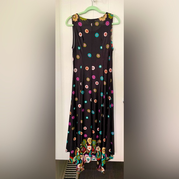 Reborn Lightweight Flow Dress Retro Floral Sleeveless Handkerchief Bottom - Picture 1 of 11
